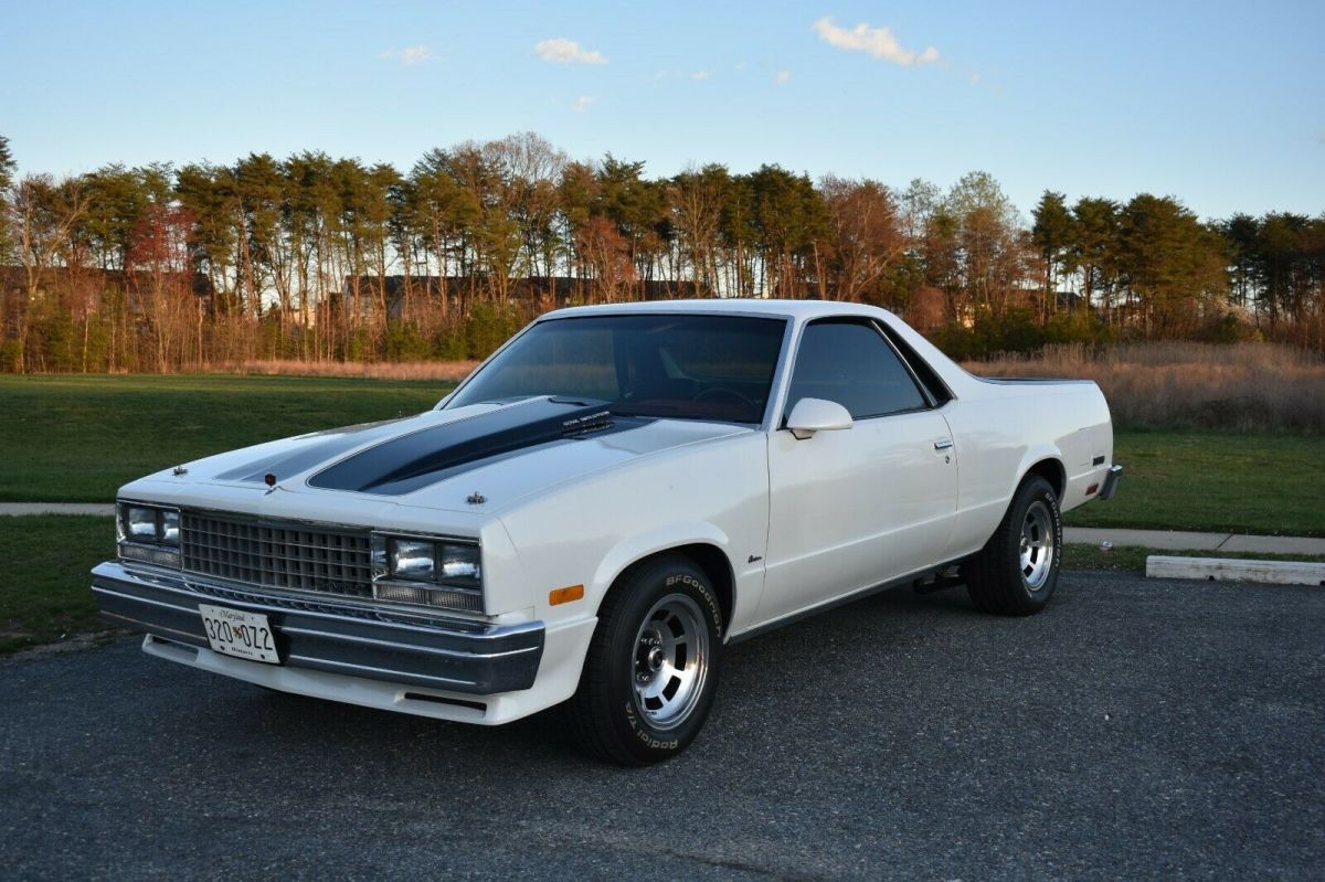 1982 White Chevrolet El Camino