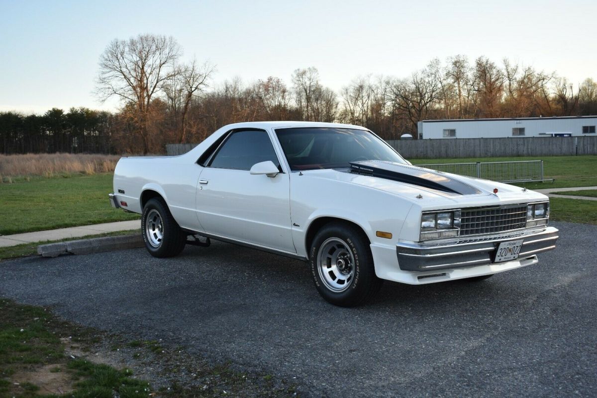 1982 White Chevrolet El Camino