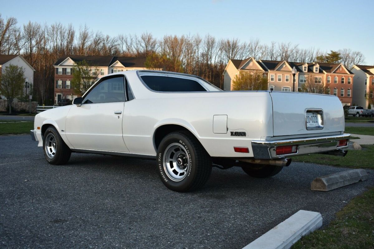 1982 White Chevrolet El Camino
