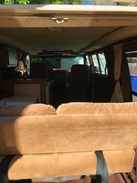 1982 almond Chevrolet G20 Van Panel Van