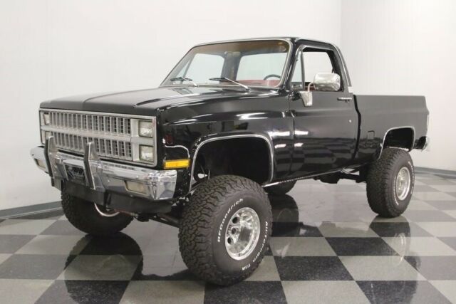1982 Black Chevrolet K-10 --