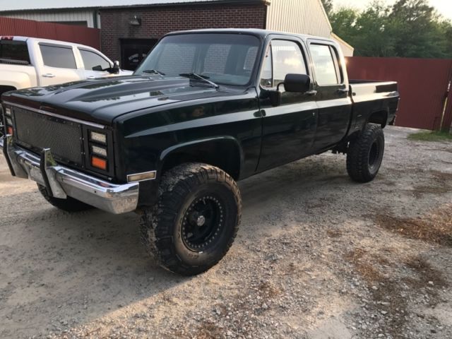 1982 HUNTER GREEN Chevrolet C/K Pickup 3500 Crew Cab Pickup