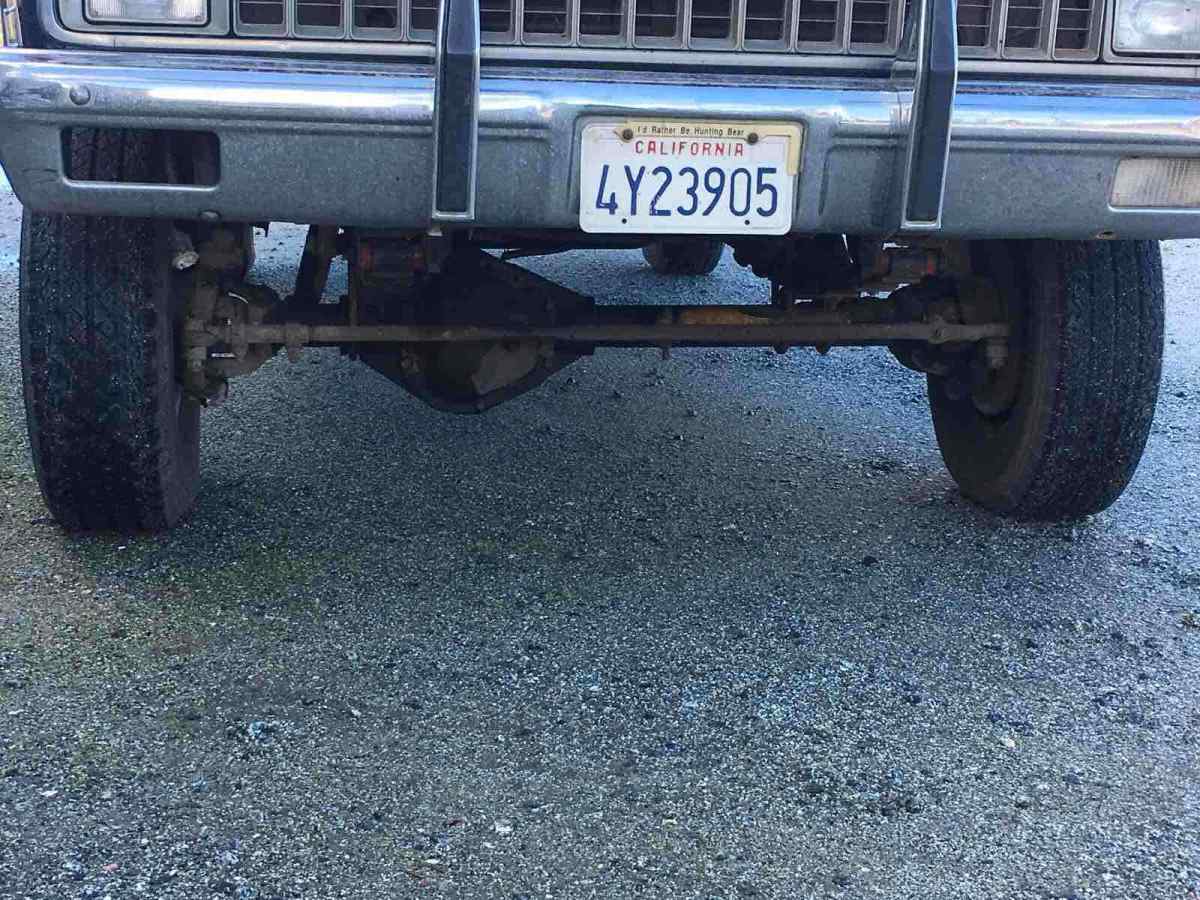 1982 Black Chevrolet K30 Pickup