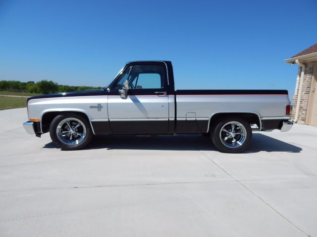 1982 Black Chevrolet Silverado 1500 Standard Cab Pickup