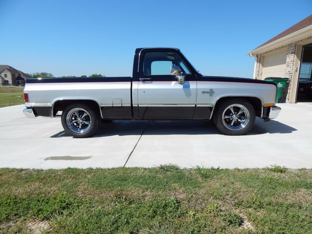 1982 Black Chevrolet Silverado 1500 Standard Cab Pickup