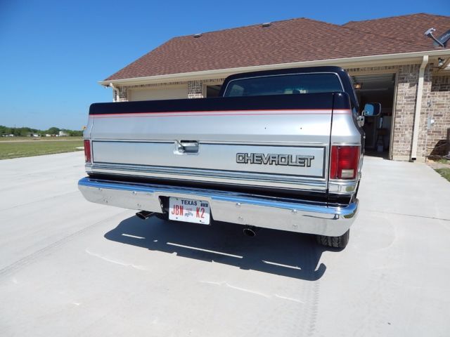 1982 Black Chevrolet Silverado 1500 Standard Cab Pickup