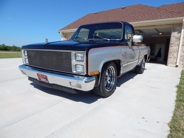1982 Black Chevrolet Silverado 1500 Standard Cab Pickup
