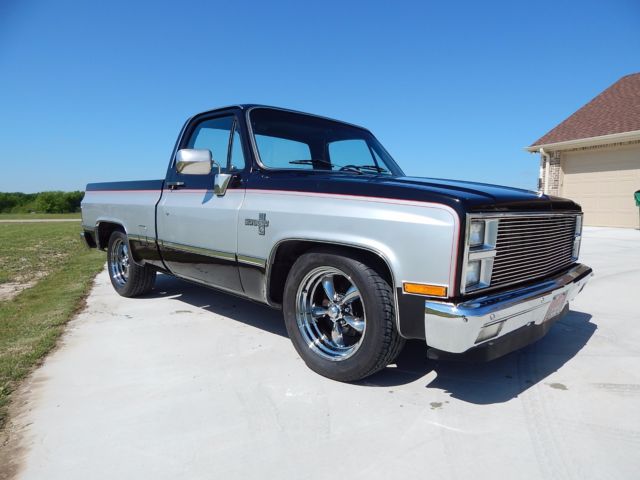 1982 Black Chevrolet Silverado 1500 Standard Cab Pickup