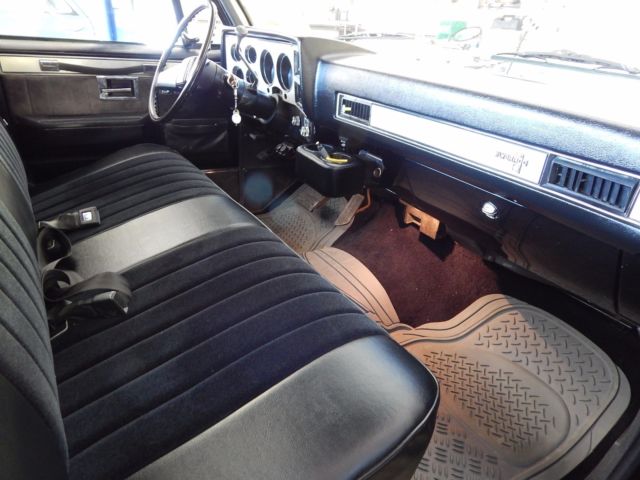 1982 Black Chevrolet Silverado 1500 Standard Cab Pickup