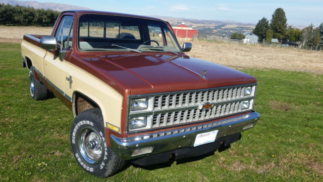 1982 Light Bronze/ Almond Chevrolet C/K Pickup 1500 Standard Cab Pickup