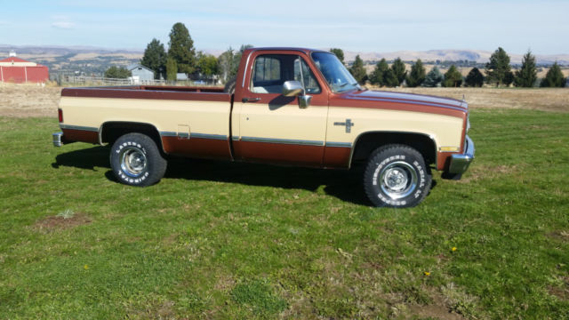 1982 Light Bronze/ Almond Chevrolet C/K Pickup 1500 Standard Cab Pickup