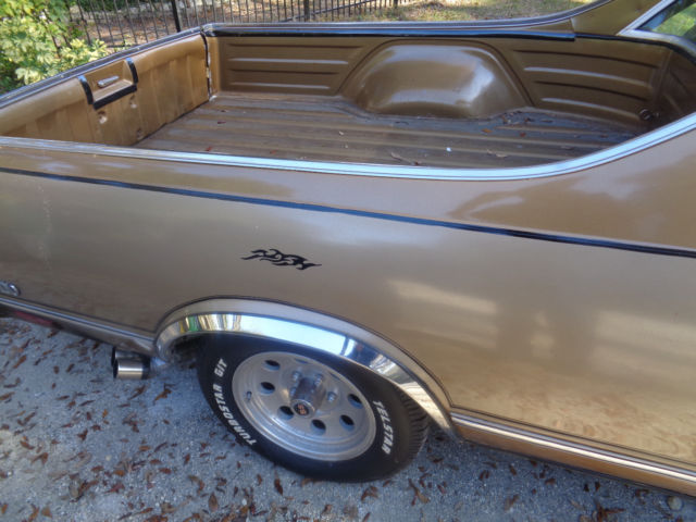 1982 Gold Chevrolet El Camino Extended Crew Cab Pickup