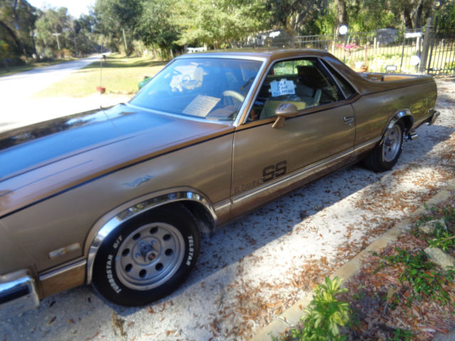 1982 Gold Chevrolet El Camino Extended Crew Cab Pickup