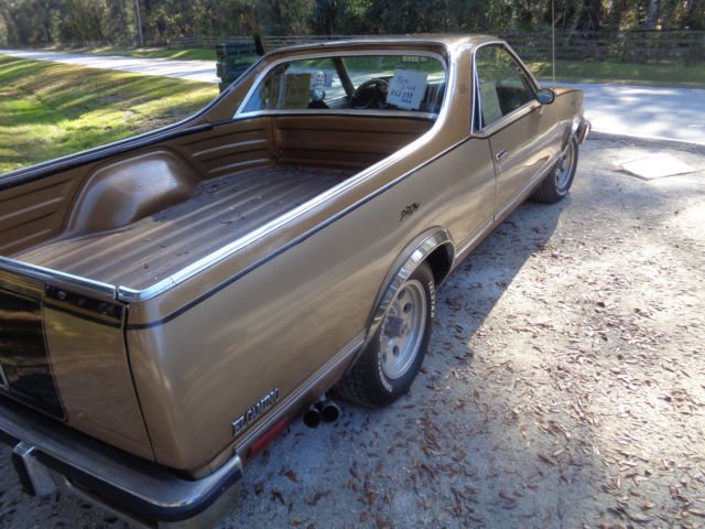 1982 Gold Chevrolet El Camino Extended Crew Cab Pickup