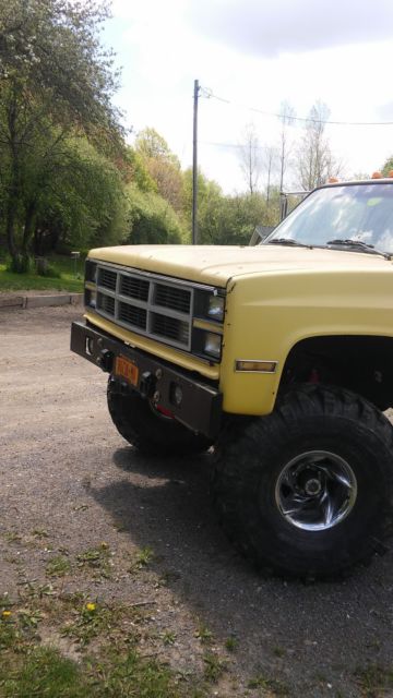 1982 Yellow Chevrolet C/K Pickup 2500 Standard Cab Pickup