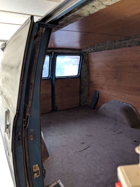 1980 Black Chevrolet G20 Van Windowless Van