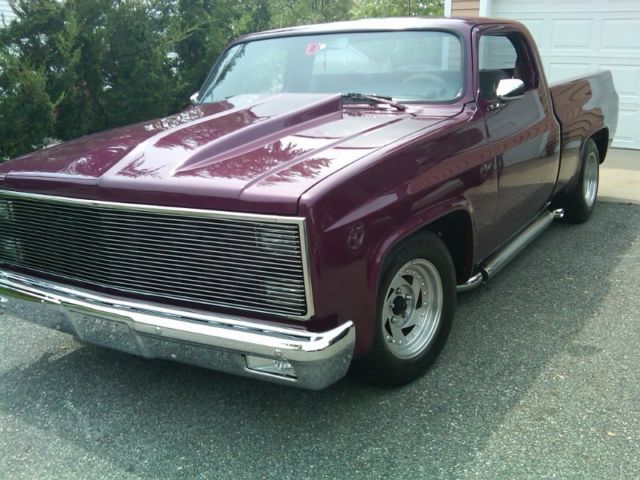 1982 Blue Magenta Metallic Chevrolet C-10 fleet