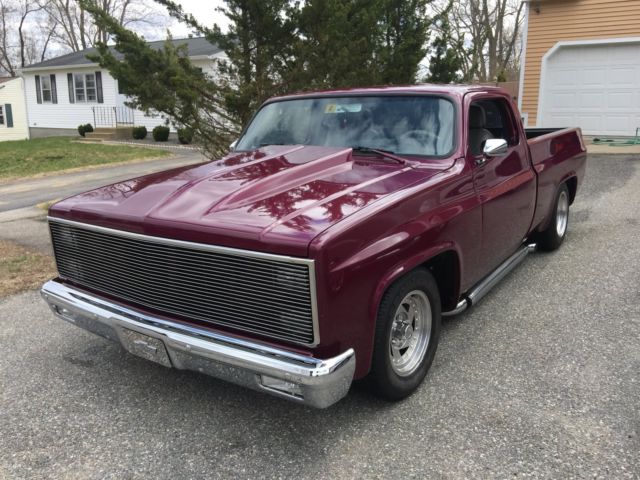 1982 Blue Magenta Metallic Chevrolet C-10 Standard Cab Pickup
