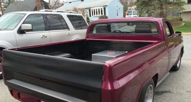 1982 Blue Magenta Metallic Chevrolet C-10 Standard Cab Pickup