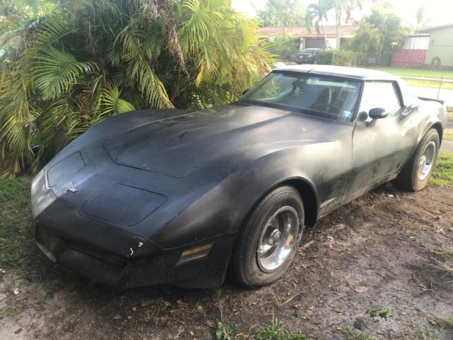 1982 Black Chevrolet Corvette