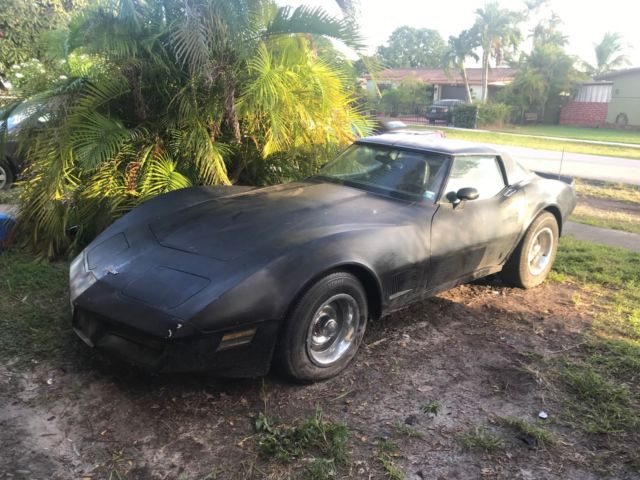 1982 Black Chevrolet Corvette