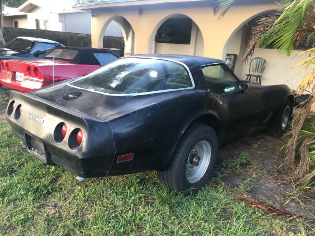 1982 Black Chevrolet Corvette