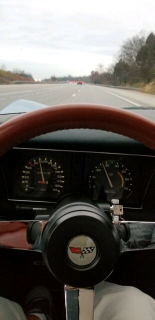 1982 Blue Chevrolet Corvette Ttop