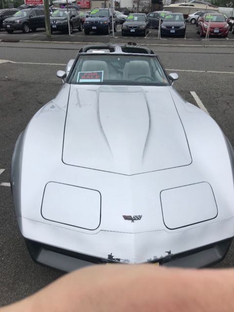 1982 Silver Chevrolet Corvette Coupe