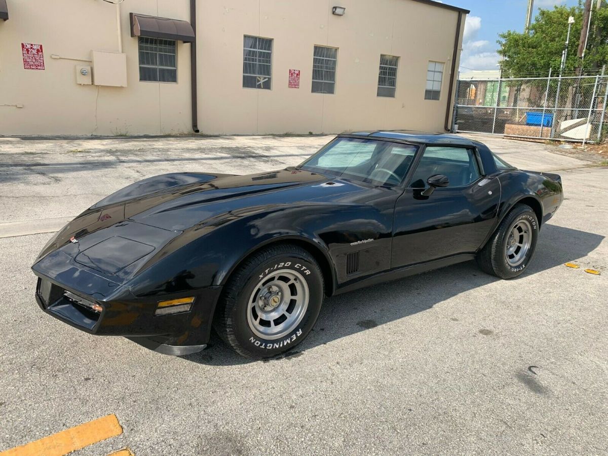 1982 Black Chevrolet Corvette