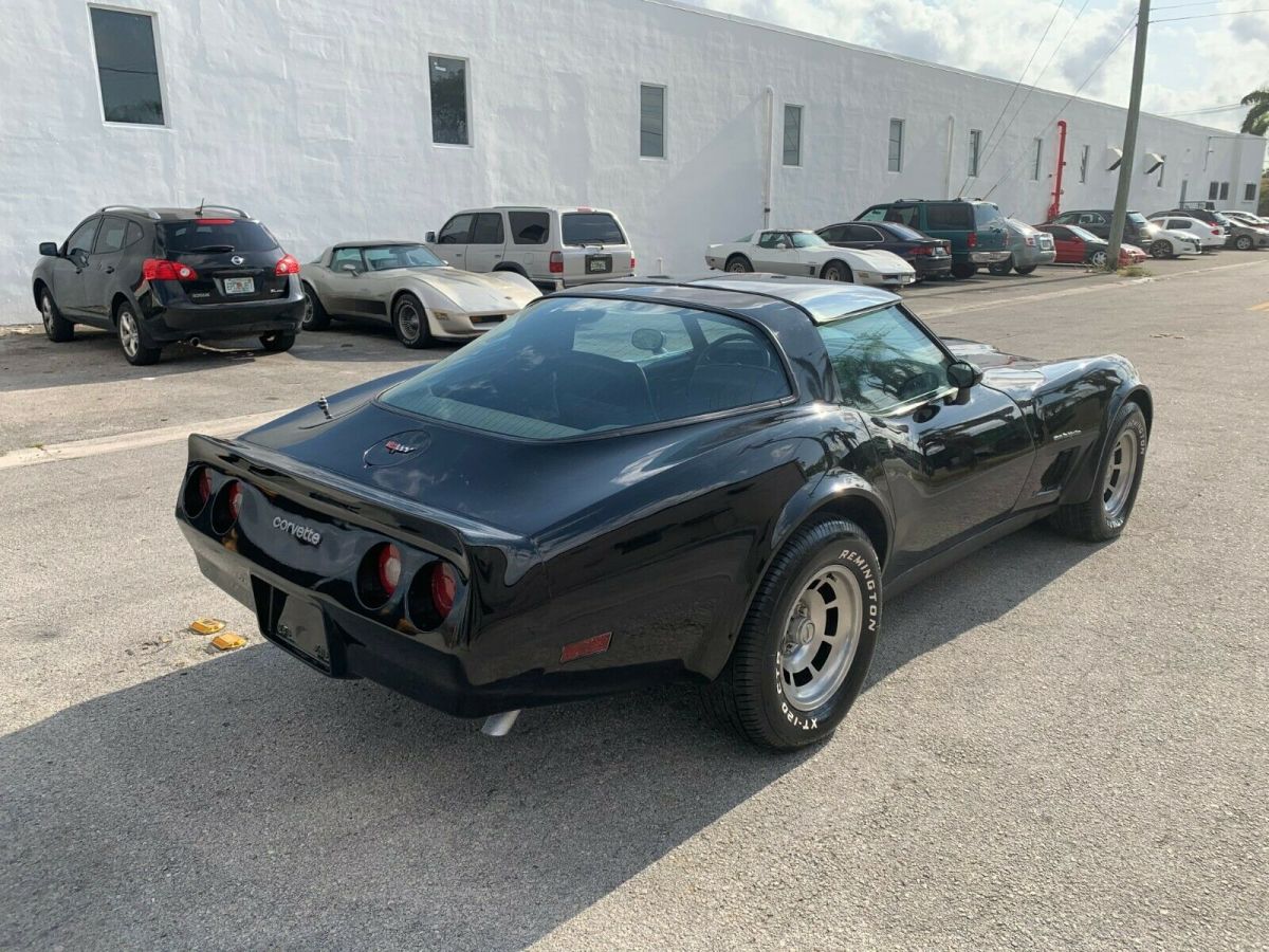1982 Black Chevrolet Corvette