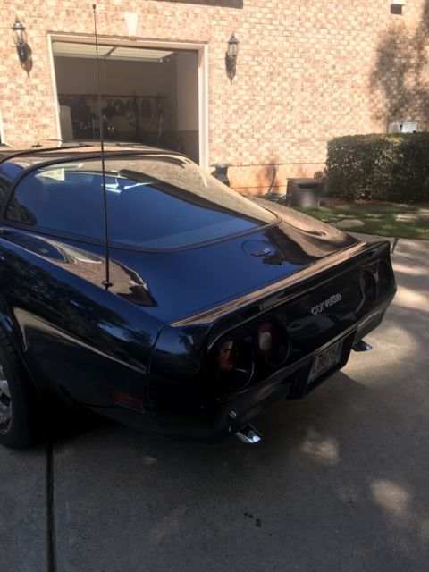 1982 Midnight Blue Chevrolet Corvette Coupe
