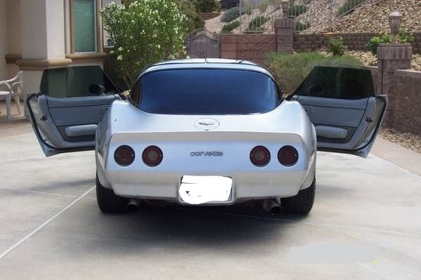 1982 Silver Chevrolet Corvette Coupe