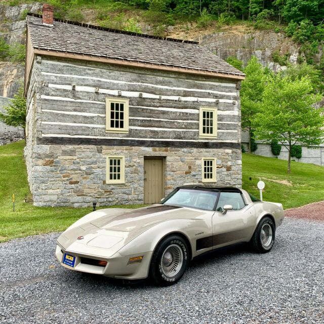 1982 Beige Chevrolet Corvette Hatchback