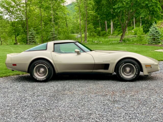 1982 Beige Chevrolet Corvette Hatchback
