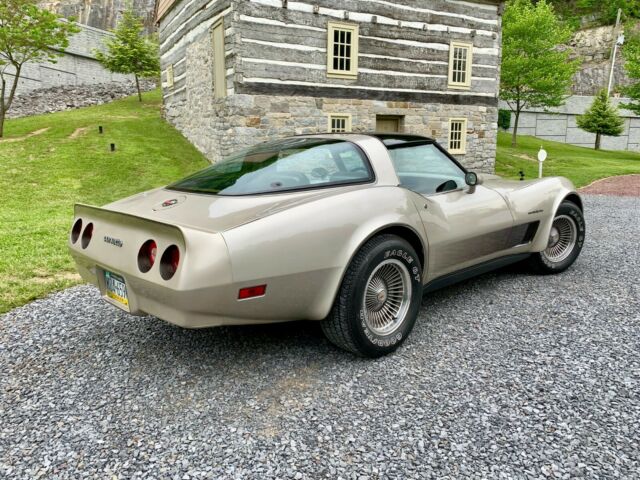 1982 Beige Chevrolet Corvette Hatchback