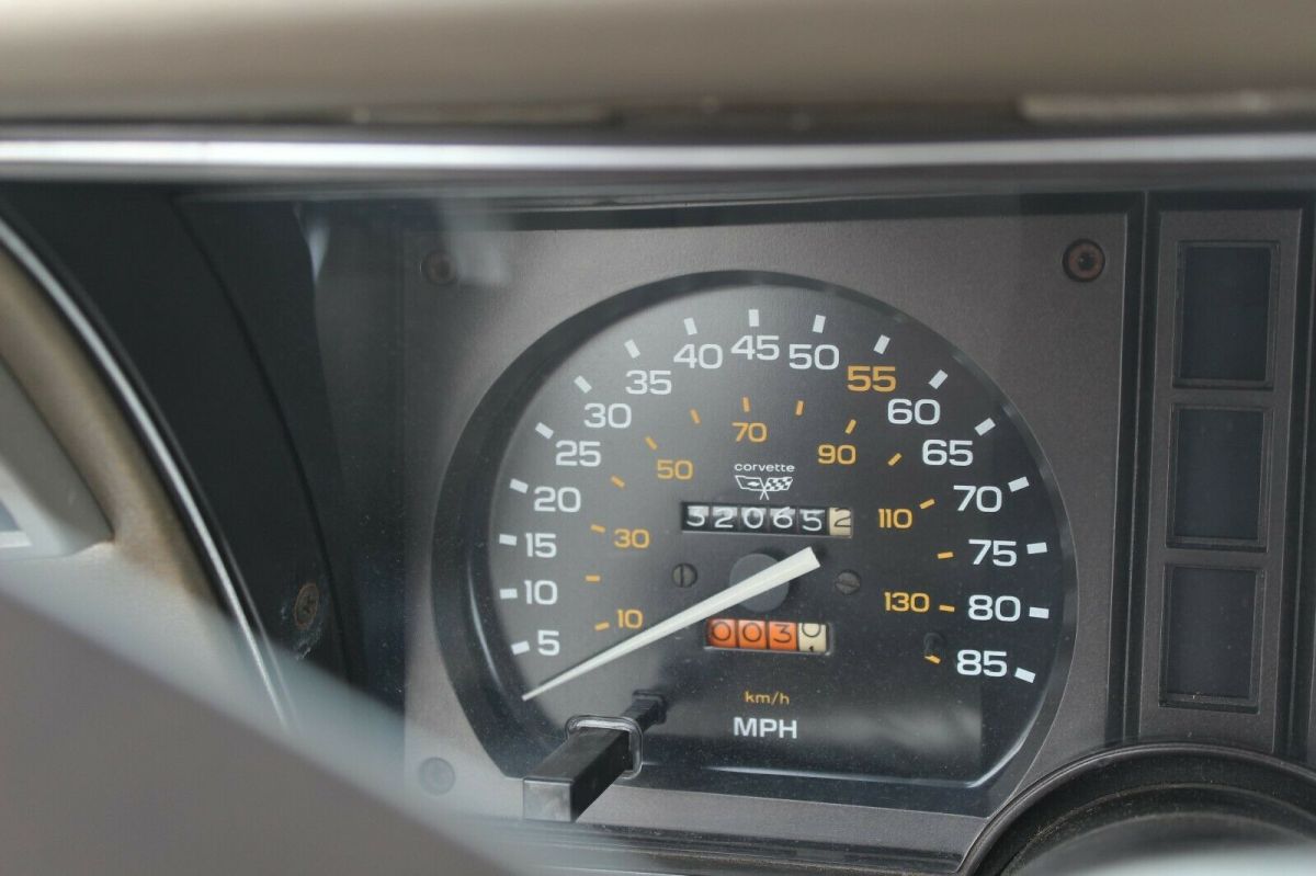 1982 Silver-Beige Metallic Chevrolet Corvette Hatchback