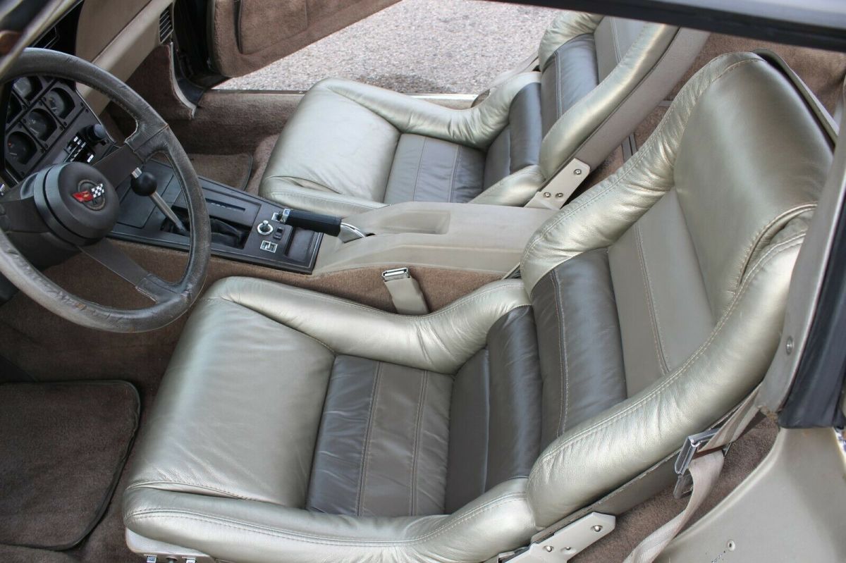 1982 Silver-Beige Metallic Chevrolet Corvette Hatchback