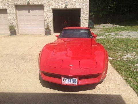 1982 Red Chevrolet Corvette Coupe