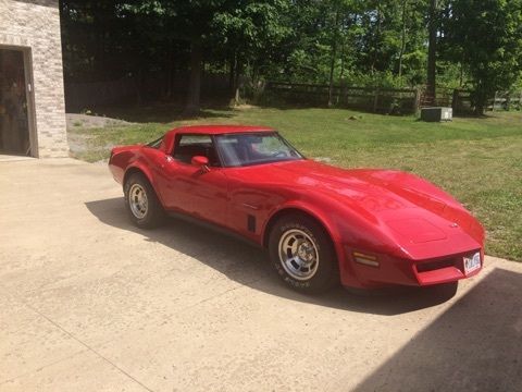 1982 Red Chevrolet Corvette Coupe