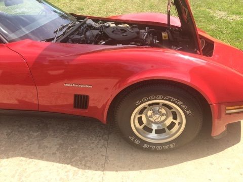 1982 Red Chevrolet Corvette Coupe