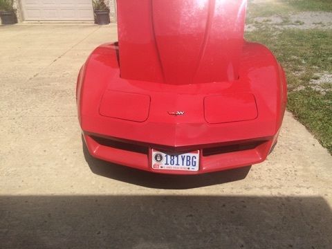 1982 Red Chevrolet Corvette Coupe