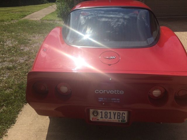 1982 Red Chevrolet Corvette Coupe