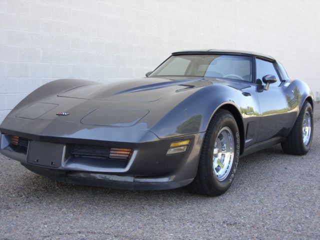 1982 Charcoal Chevrolet Corvette Coupe