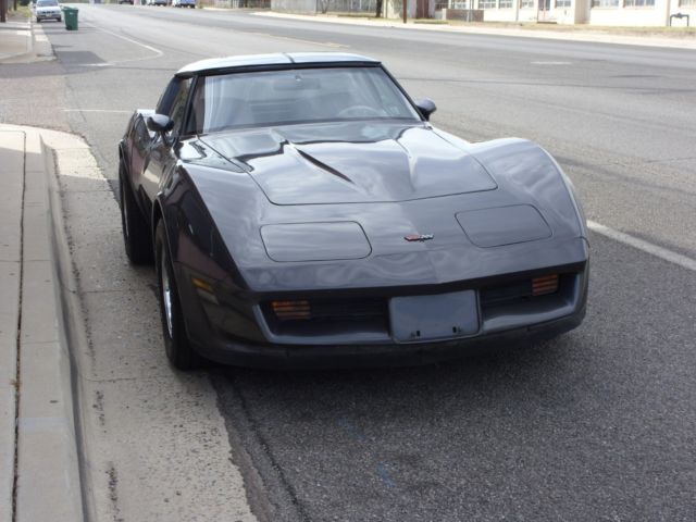 1982 Charcoal Chevrolet Corvette Coupe