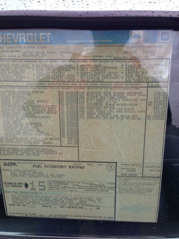 1982 Silver Blue/Dark blue Metallic Chevrolet Corvette Coupe