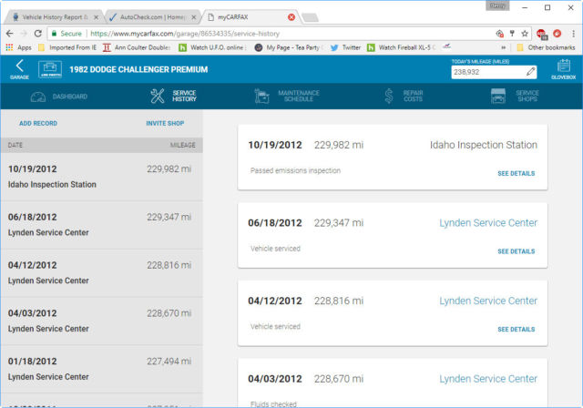 1982 Black Dodge Challenger Coupe