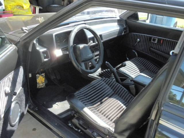 1982 Black Dodge Challenger Coupe