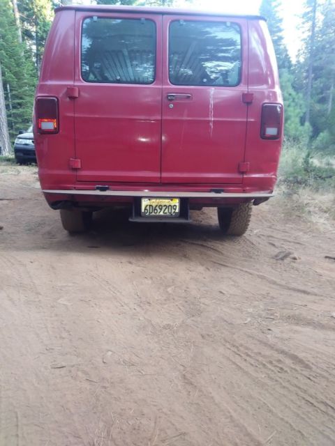 1982 Red Dodge Ram Van Van