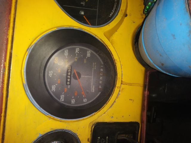 1982 Red Dodge Ram Van Van