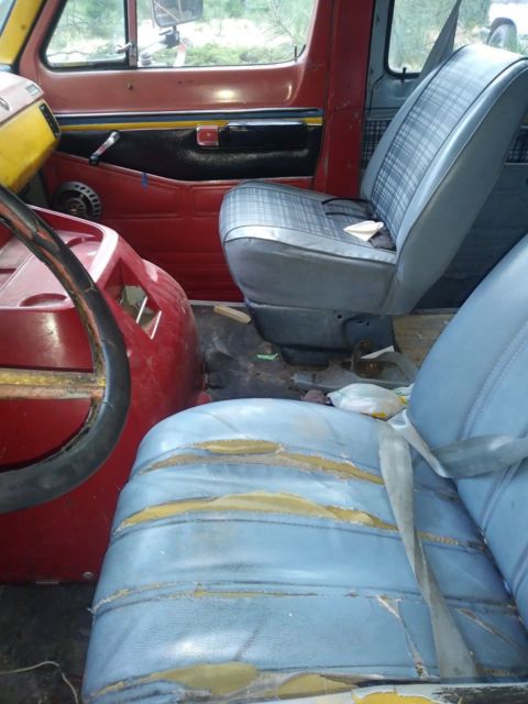 1982 Red Dodge Ram Van Van